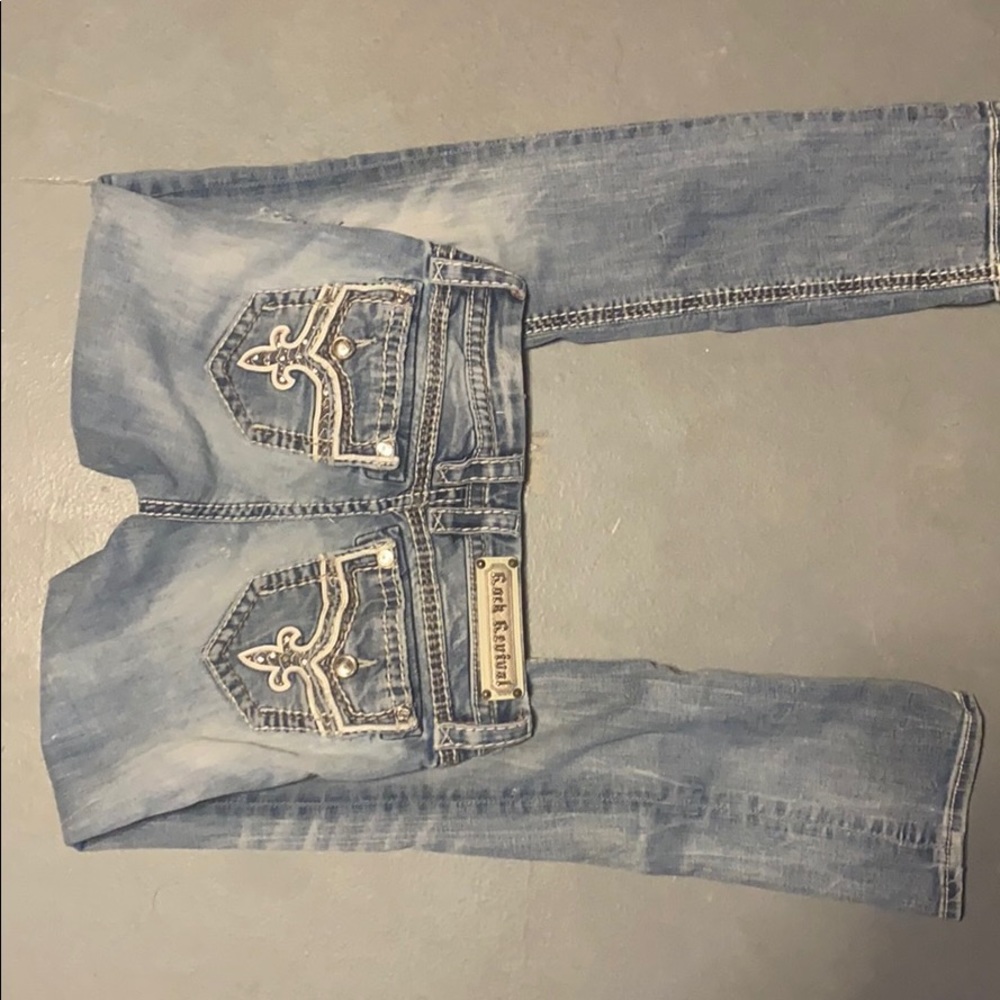 Rock revival straight jeans